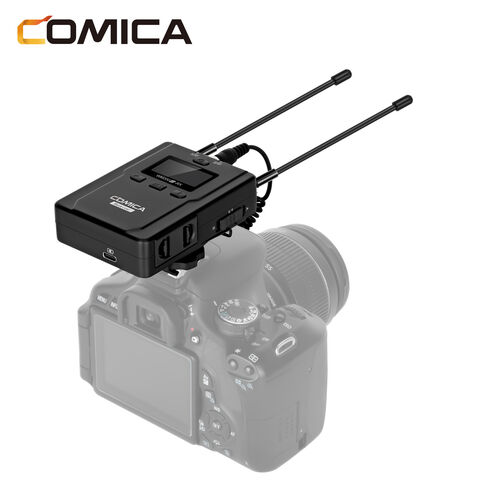 COMICA CVM-WM200II(C) UHF Drahtlosmikrofon für Kameras, Camcorder, Smartphones, Recorder