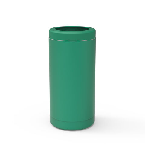 Enfriador de Bebidas de Acero Inoxidable de 355 ml (12 oz) Sin BPA para Latas de Refresco y Cerveza, Diseño de Doble Pared