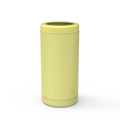 Enfriador de Bebidas de Acero Inoxidable de 355 ml (12 oz) Sin BPA para Latas de Refresco y Cerveza, Diseño de Doble Pared