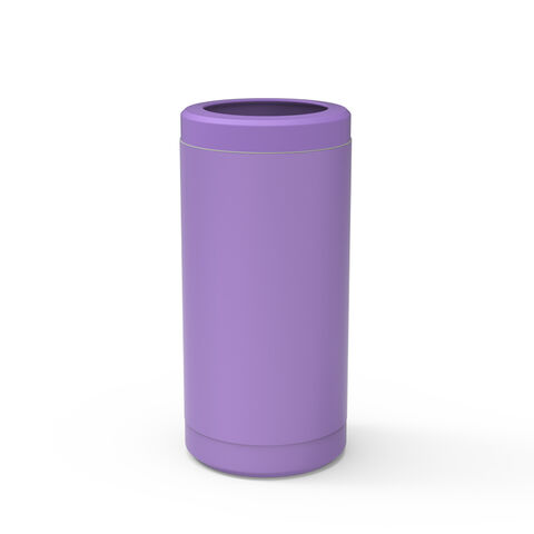 Enfriador de Bebidas de Acero Inoxidable de 355 ml (12 oz) Sin BPA para Latas de Refresco y Cerveza, Diseño de Doble Pared