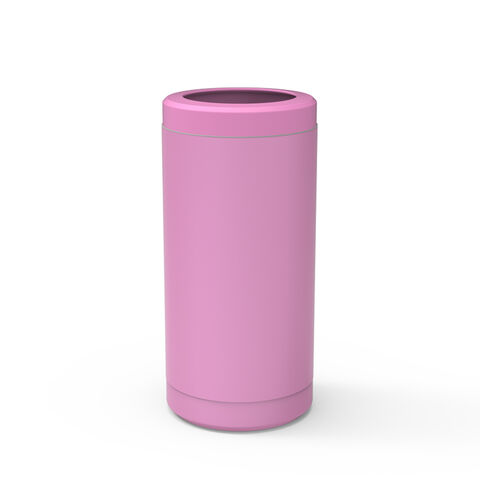 Enfriador de Bebidas de Acero Inoxidable de 355 ml (12 oz) Sin BPA para Latas de Refresco y Cerveza, Diseño de Doble Pared