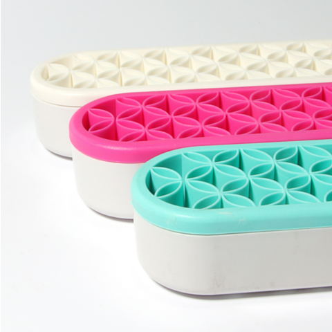 Suporte para pincéis de maquiagem, Display de cosméticos, Caixa de armazenamento de silicone, Organizador de ferramentas de maquiagem