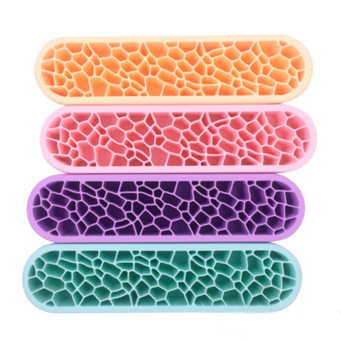 Suporte para pincéis de maquiagem, Display de cosméticos, Caixa de armazenamento de silicone, Organizador de ferramentas de maquiagem