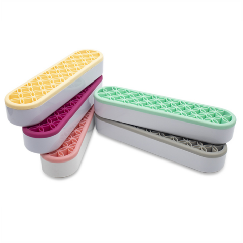 Suporte para pincéis de maquiagem, Display de cosméticos, Caixa de armazenamento de silicone, Organizador de ferramentas de maquiagem