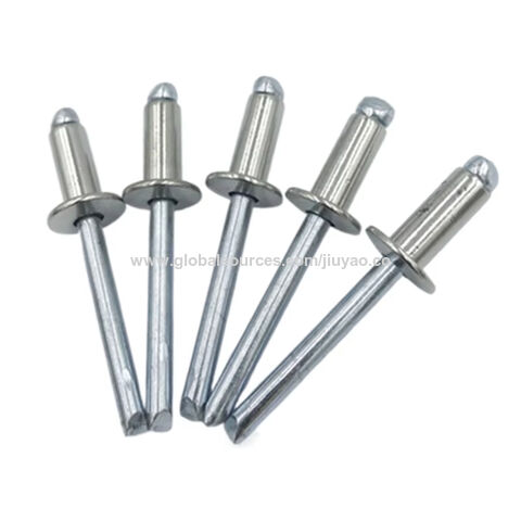Venta caliente 3/16*40 remache ciego de tipo abierto personalizado en remache ciego de acero inoxidable alargado con mandril de rosca