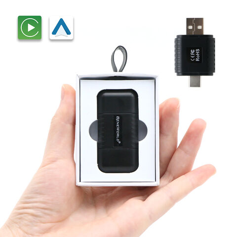 Private Tooling Beliebtes Carplay Android Auto 2 in 1 Carplay Mini Carplay USB Dongle Kabelgebundener zu kabellosem Adapter