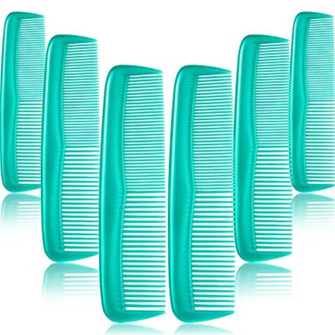 Pentes de Plástico Coloridos de Alta Qualidade para Salão de Cabeleireiro Profissional, Pente Antiestático de Fibra de Carbono para Corte de Cabelo de Barbeiro