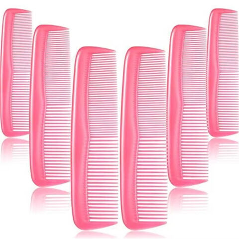 Pentes de Plástico Coloridos de Alta Qualidade para Salão de Cabeleireiro Profissional, Pente Antiestático de Fibra de Carbono para Corte de Cabelo de Barbeiro