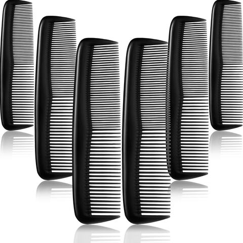 Pentes de Plástico Coloridos de Alta Qualidade para Salão de Cabeleireiro Profissional, Pente Antiestático de Fibra de Carbono para Corte de Cabelo de Barbeiro