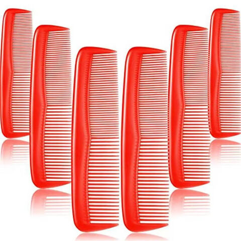 Pentes de Plástico Coloridos de Alta Qualidade para Salão de Cabeleireiro Profissional, Pente Antiestático de Fibra de Carbono para Corte de Cabelo de Barbeiro