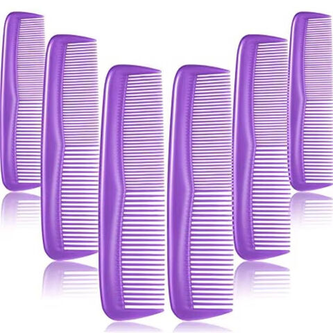 Pentes de Plástico Coloridos de Alta Qualidade para Salão de Cabeleireiro Profissional, Pente Antiestático de Fibra de Carbono para Corte de Cabelo de Barbeiro