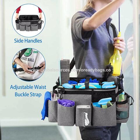 Bolsa de ferramentas profissional personalizável com vários bolsos, alça de ombro ergonômica e costuras reforçadas para eletricistas e reparos domésticos.