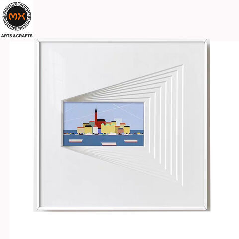 Quadratischer Galerie-Fotorahmen 30x30cm - Atemberaubende Präsentation mit Rahmen-Wandgalerie-Set - Dekorative Kunstdrucke & Hängerahmen in Schwarz