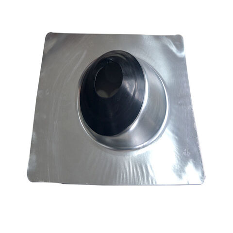 Base Cuadrada Universal de Aluminio de Alta Calidad con Sellado de Goma EPDM/SILICONA para Tubos de Tejado