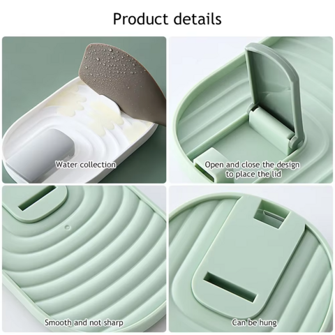 Suporte para Tampa de Panela, Espátula, Hashis, Utensílios de Mesa, Organizador de Bancada à Prova de Óleo, Prateleira de Utensílios de Cozinha