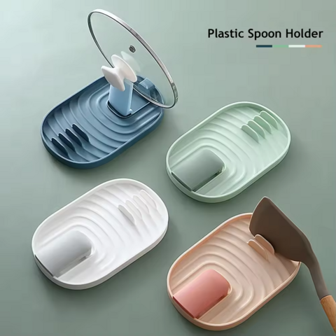 Suporte para Tampa de Panela, Espátula, Hashis, Utensílios de Mesa, Organizador de Bancada à Prova de Óleo, Prateleira de Utensílios de Cozinha