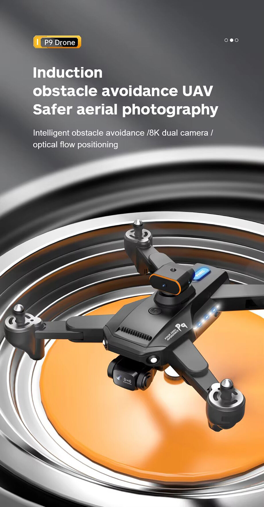 P9 720p 15 Min Battery Life Hot Mini Professional Camera Foldable ...