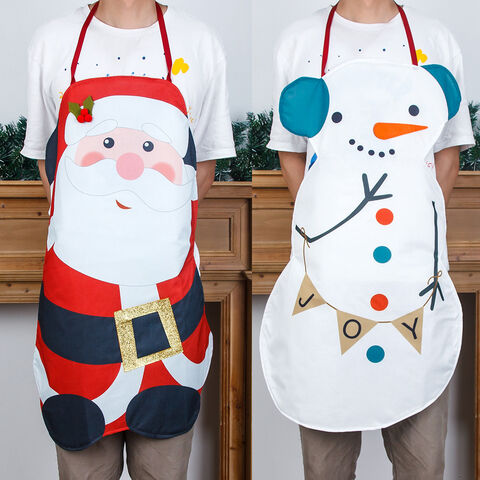 Nouveaux ornements de Noël 2022 Tabliers de Noël de dessin animé pour adultes