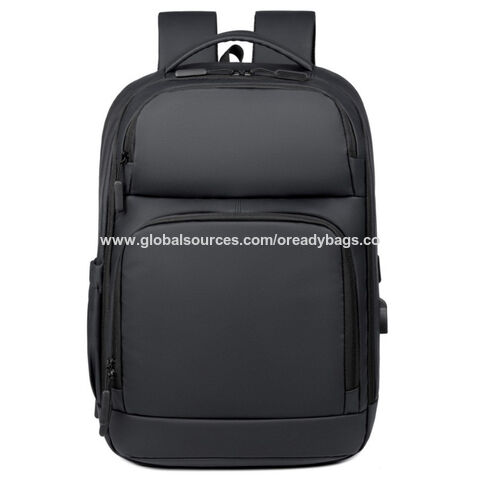 OEM Laptop Rucksack Hersteller PVC Beschichtung Wasserdicht Business Laptop Computer Reiserucksack Tasche mit Gepäckgurt Zubehör