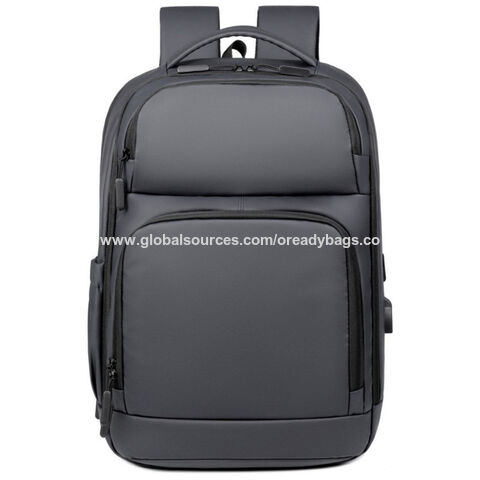 OEM Laptop Rucksack Hersteller PVC Beschichtung Wasserdicht Business Laptop Computer Reiserucksack Tasche mit Gepäckgurt Zubehör