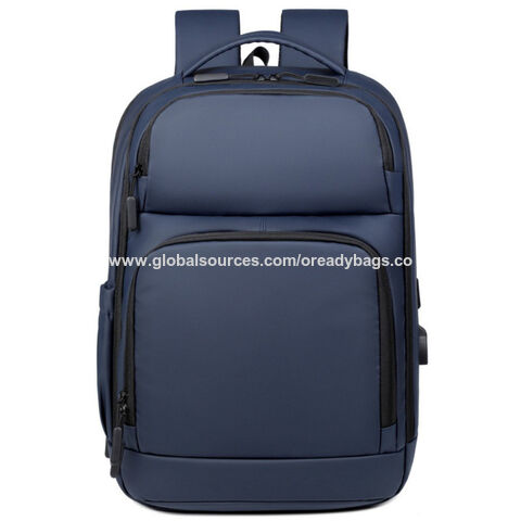 OEM Laptop Rucksack Hersteller PVC Beschichtung Wasserdicht Business Laptop Computer Reiserucksack Tasche mit Gepäckgurt Zubehör