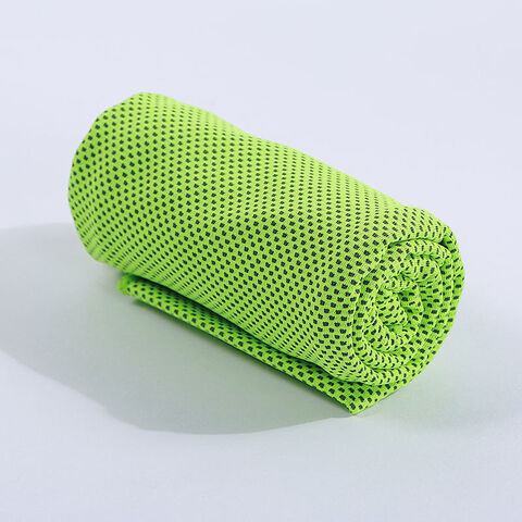 Serviettes de sport rafraîchissantes avec logo personnalisé, serviettes de sport en microfibre pour la transpiration, serviettes rafraîchissantes pour la transpiration, serviette fraîche en polyester pour le cou et le visage