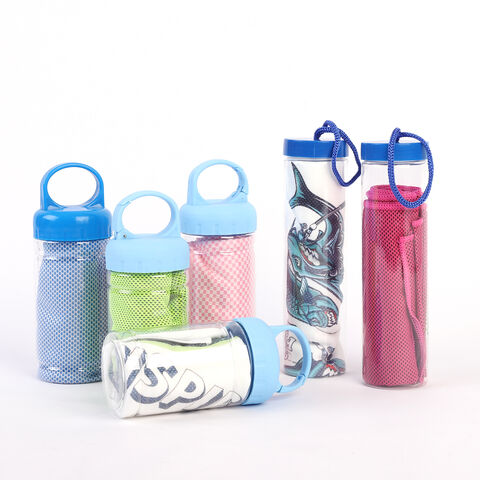 Serviettes de sport rafraîchissantes avec logo personnalisé, serviettes de sport en microfibre pour la transpiration, serviettes rafraîchissantes pour la transpiration, serviette fraîche en polyester pour le cou et le visage