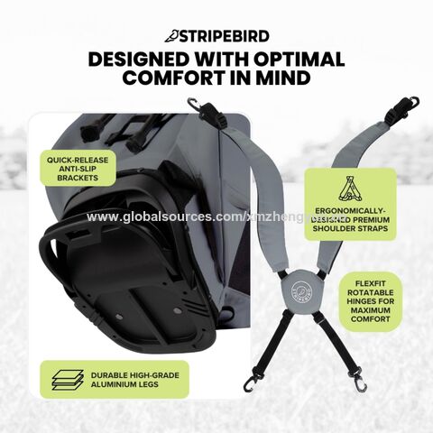 Bolsa de golf con soporte, cubo magnético, divisores de 4 vías de longitud completa, correas dobles ajustables, soporte Flexfit ligero y giratorio para palos