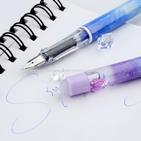 Schulbedarf Geschenk Set, Auslöschbarer, Nachfüllbarer Roller Tinten Füllfederhalter