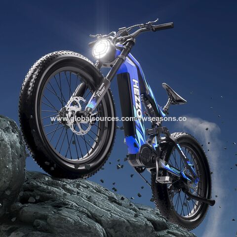 Vélo de Montagne Électrique Urbain Hezzo 1000W 52V 15Ah avec Panneau de Commande Intelligent - Idéal pour le Commerce B2B