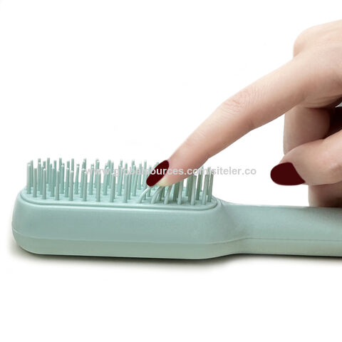 Nouvelle Conception Brosse à Cheveux Auto-Nettoyante Pour Femme Anti-Statique Massage Peigne Rétractable