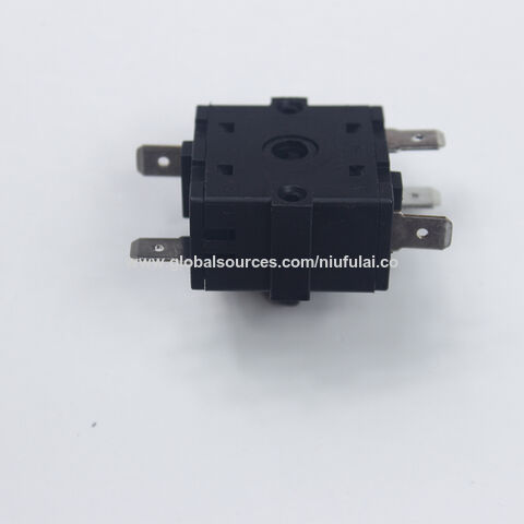 250V 16A Getriebe-Drehschalter 3 4 5 6 Pin 3 4 5 6 7 Positionen Heizungs-Drehschalter