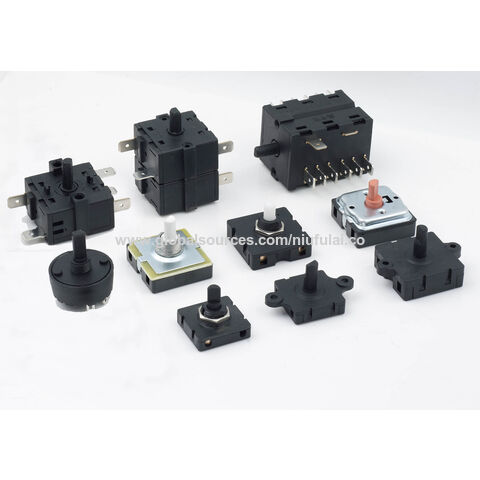 250V 16A Getriebe-Drehschalter 3 4 5 6 Pin 3 4 5 6 7 Positionen Heizungs-Drehschalter