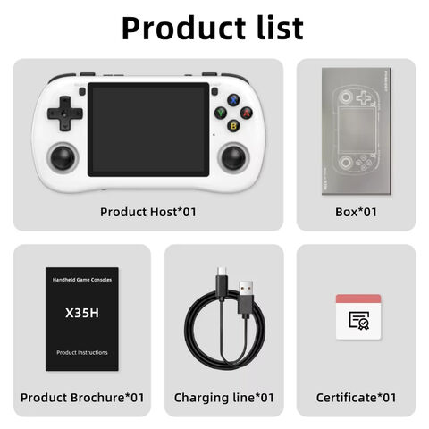 Powkiddy X35H Retro Handheld Spielekonsole 3,5-Zoll-Bildschirm 640*480 PowkiddyOs Linux System
