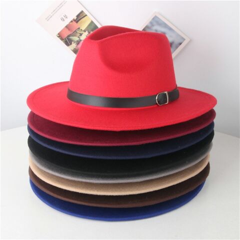 Chapeaux Melon en Feutre de Laine pour Hommes, Collection Automne Hiver - Chapeaux Formels Élégants