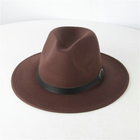 Chapeaux Melon en Feutre de Laine pour Hommes, Collection Automne Hiver - Chapeaux Formels Élégants