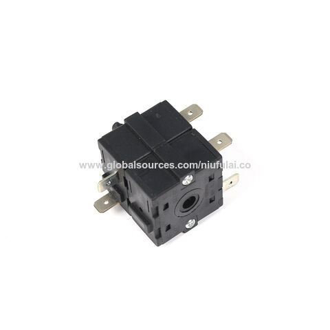 250V 16A Drehschalter mit 3 4 5 6 Pins, 3 4 5 6 7 Positionen Heizung Drehschalter Doppel
