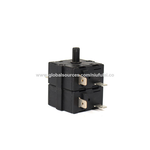 250V 16A Drehschalter mit 3 4 5 6 Pins, 3 4 5 6 7 Positionen Heizung Drehschalter Doppel