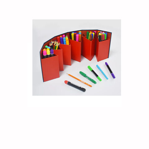 Ensemble d'art Super Mega pour enfants de 208 pièces, dessin et coloriage complets, version en anglais et russe avec chevalet
