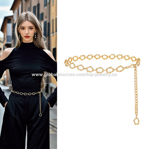 Joyería Duradera de Cadena para el Vientre Dorada para Mujer, ODM OEM para Marcas Zara, H&M, C&A