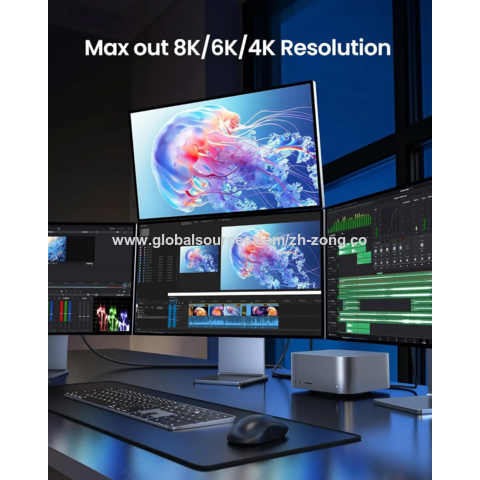 Cable USB4 de alta calidad de 240W, conector en ángulo tipo C a tipo C, compatible con carga de 8K60HZ, Mac, teléfono, 40G, 48V 5A, para uso en teléfonos móviles