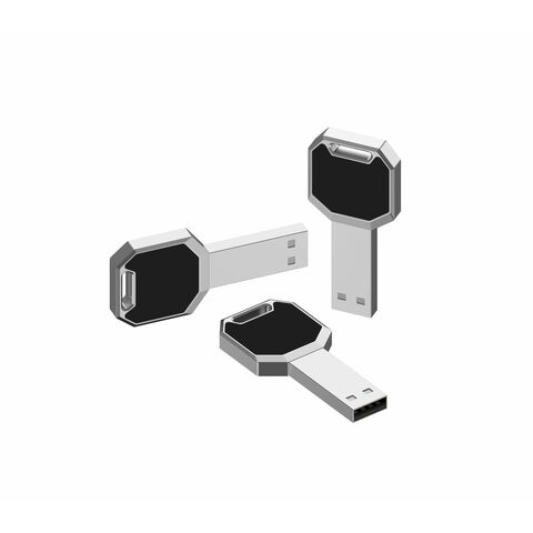 Nouvelle Clé USB en Métal avec LED Intelligente, Clé USB, Clé USB Flash