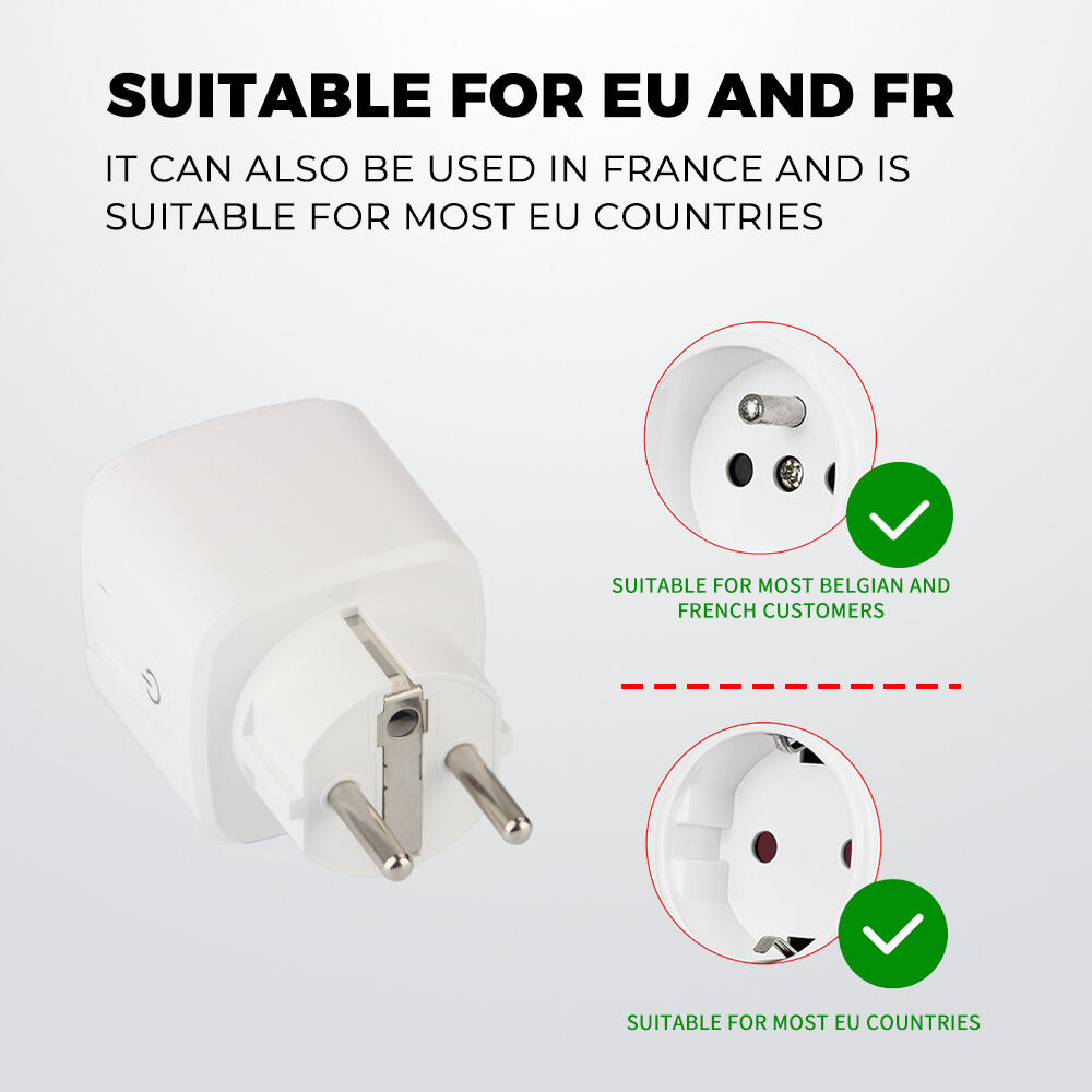 Vifi Socket Smart Home Wifi Socket 16a 22v Remote Control Graffiti App Voice Timing ...
