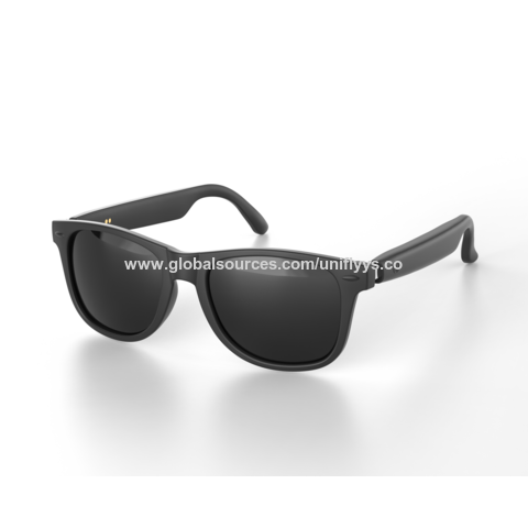2025 lateat gafas inteligentes, auriculares de audio inalámbrico con lente azul anti, música de control táctil, llamadas, cámara OEM,ODM, precio de fábrica