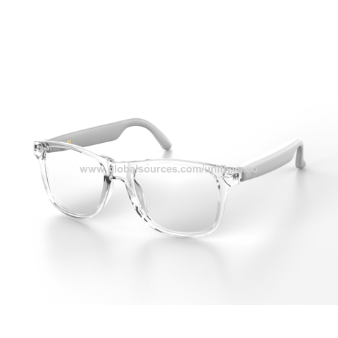 2025 lateat gafas inteligentes, auriculares de audio inalámbrico con lente azul anti, música de control táctil, llamadas, cámara OEM,ODM, precio de fábrica