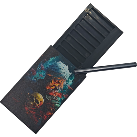 Atacado de rapé de liga de alumínio com design de coração