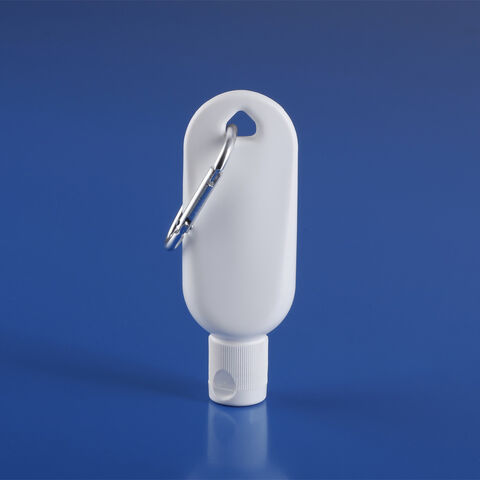 Desinfectante de Manos en Botella de Plástico con Mosquetón - Ideal para Mayoristas