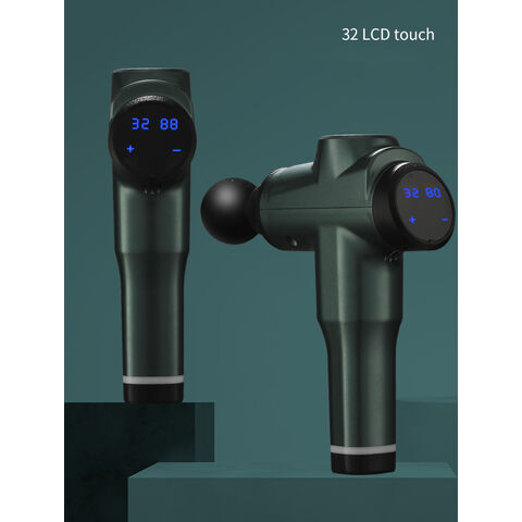 Electric Massage gun dropshipping with lcd screen rechargeable fascial massager muscle massage gun