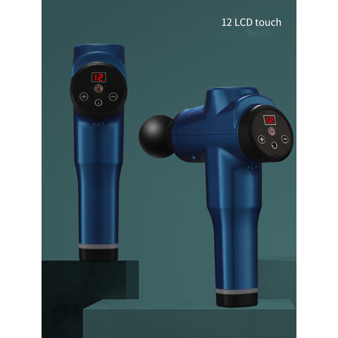Electric Massage gun dropshipping with lcd screen rechargeable fascial massager muscle massage gun