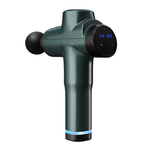 Electric Massage gun dropshipping with lcd screen rechargeable fascial massager muscle massage gun